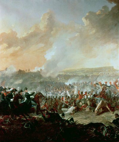 La bataille de Waterloo, 18 juin 1815 (détail) - Denis Dighton